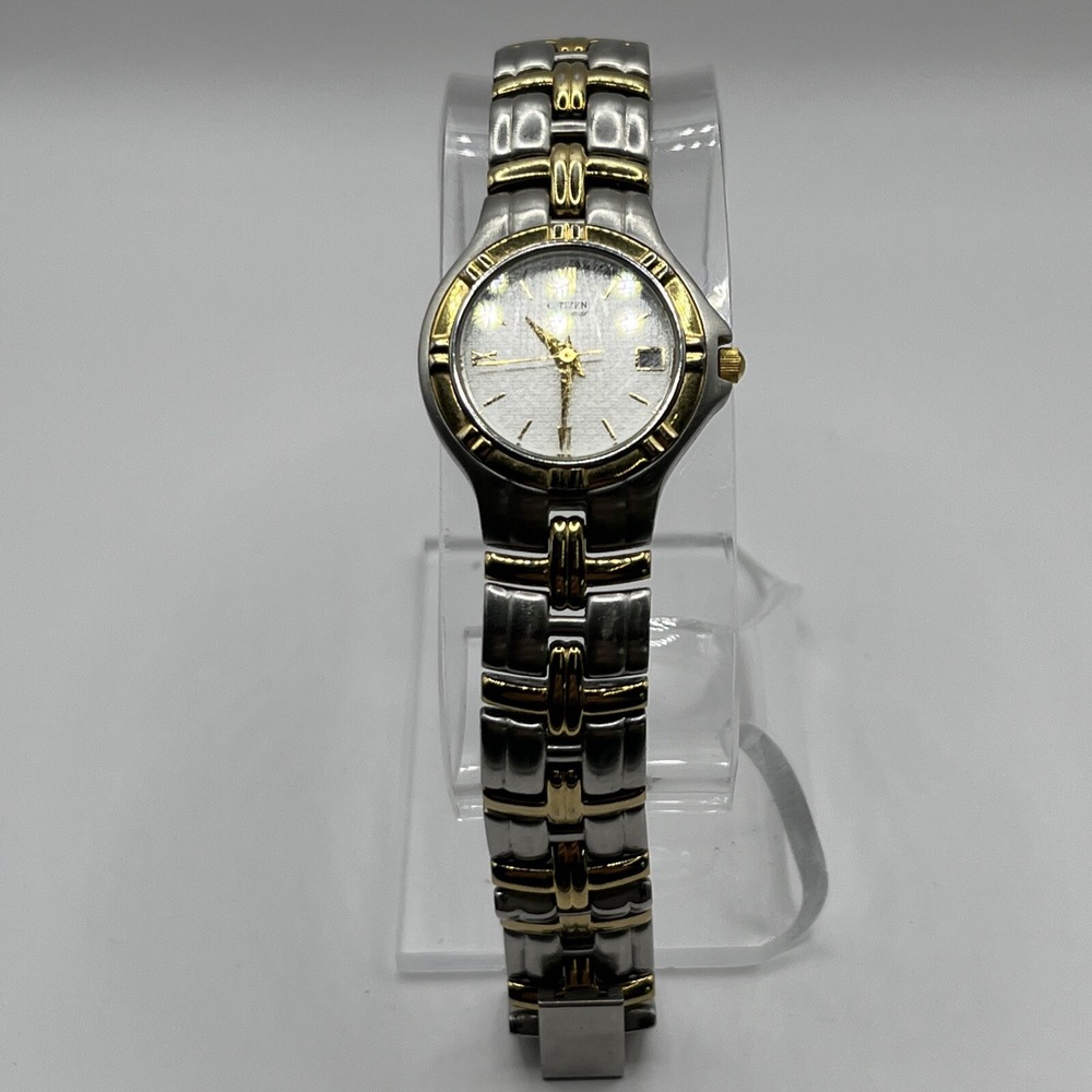 Citizen Elegance 1012-H20118 Women's 25mm Two Tone S/Steel Watch‎ NEW BATTERY - Picture 2 of 7